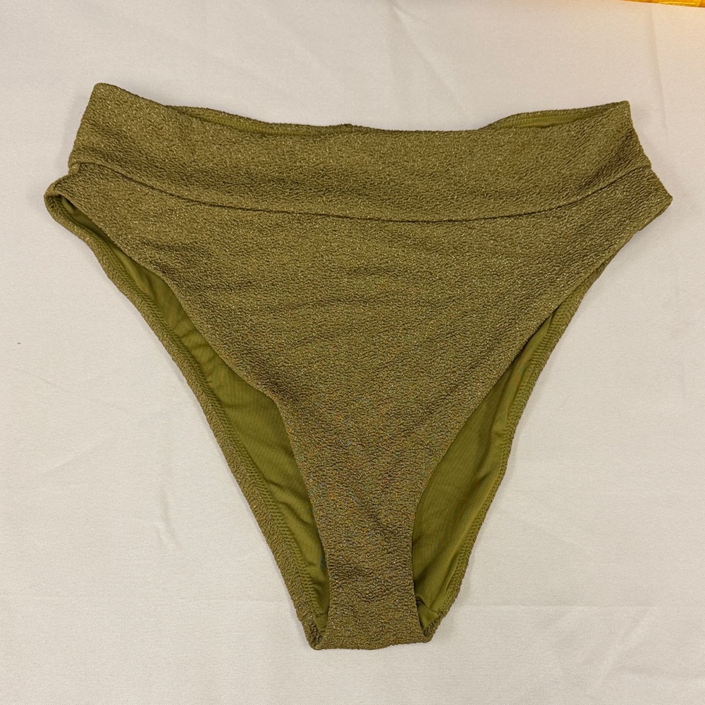 Aerie Olive Green High-Waisted Bikini Bottom xxl new plus size swim bottom XXL